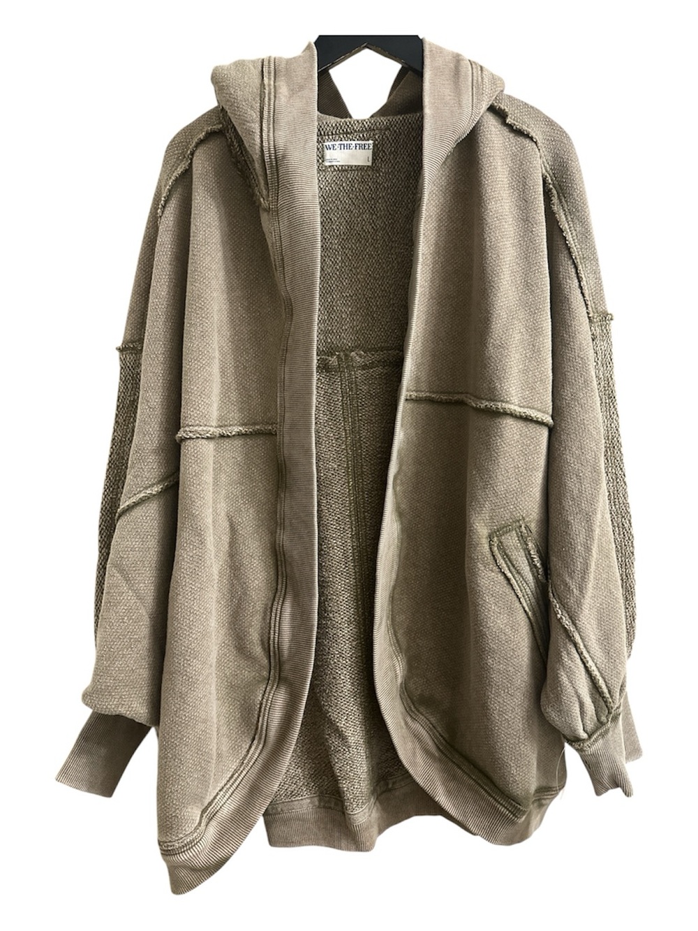 FREE PEOPLE WE THE FREE FOREVER YOURS CARDI NWT Size L in Adventurer - Picture 5 of 7